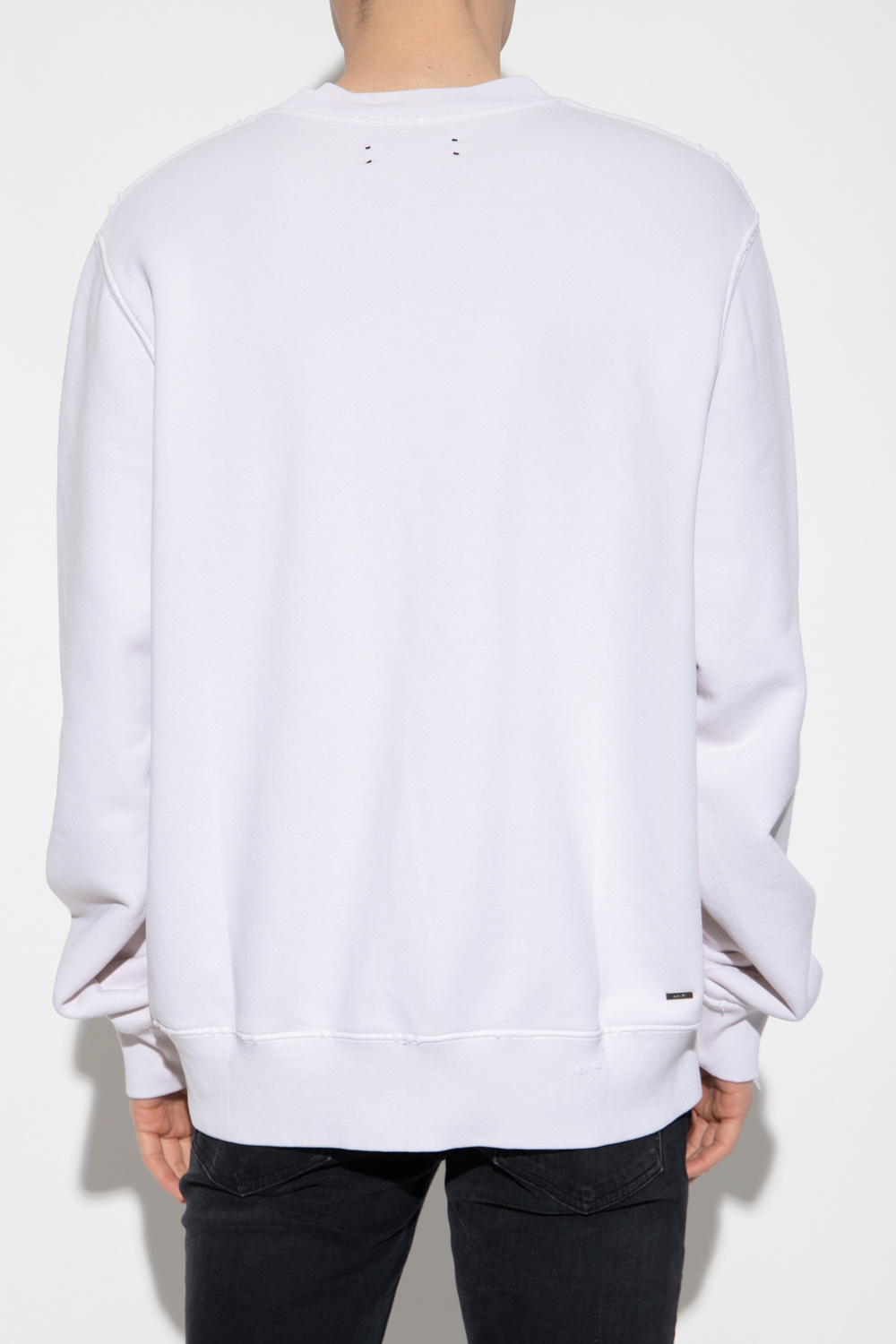sweatshirt black with logo Amiri - SchaferandweinerShops KR